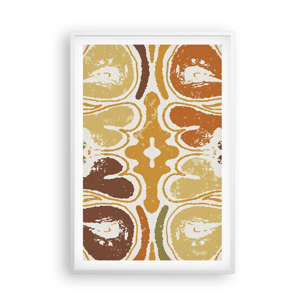 Poster in einem weißen Rahmen - Sentimentale Abstraktion - 61x91 cm