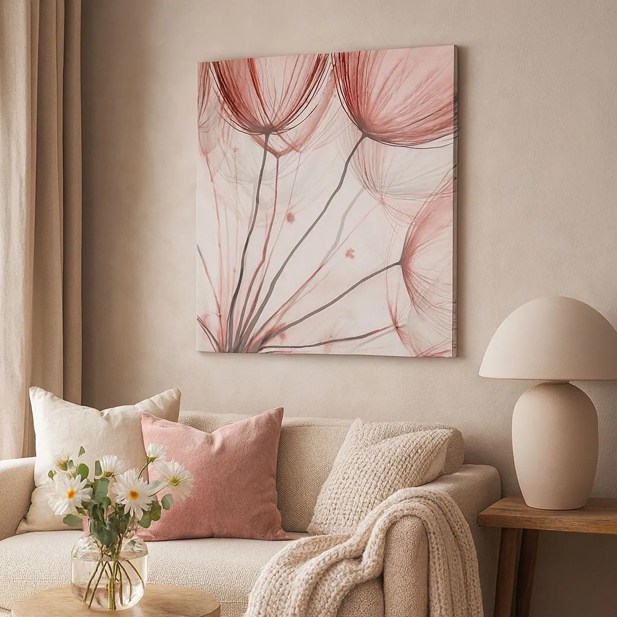 Bild auf Leinwand - Leinwandbild - Vor der Abfahrt - 30x30 cm