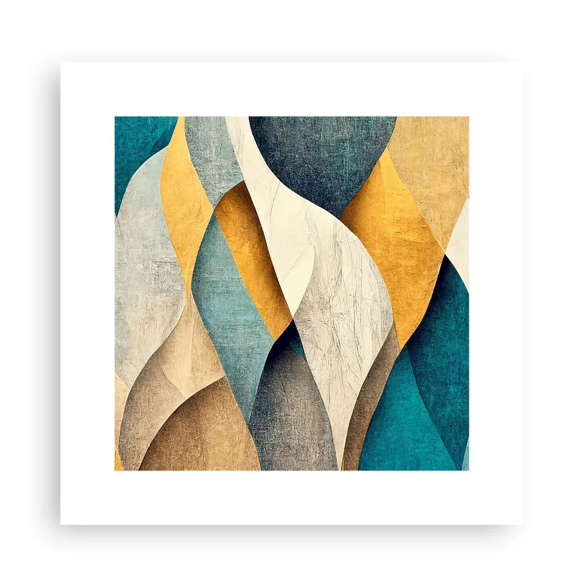 Poster - Rhythmus und Welle - 30x30 cm