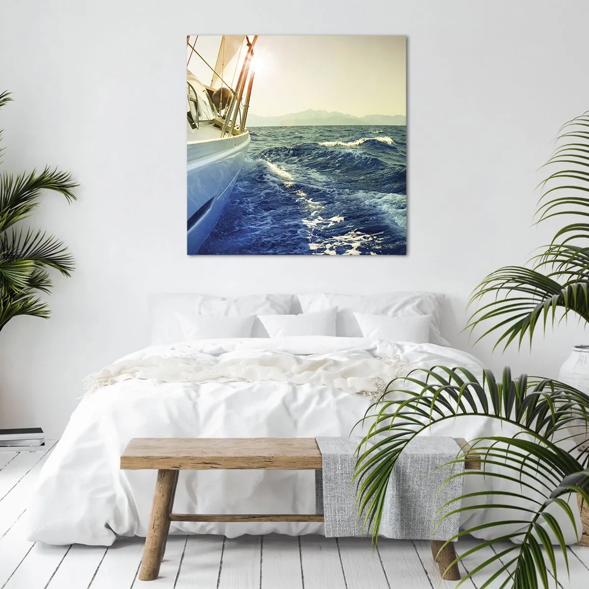 Bild auf Leinwand - Leinwandbild - Auf ins Abenteuer - 50x50 cm