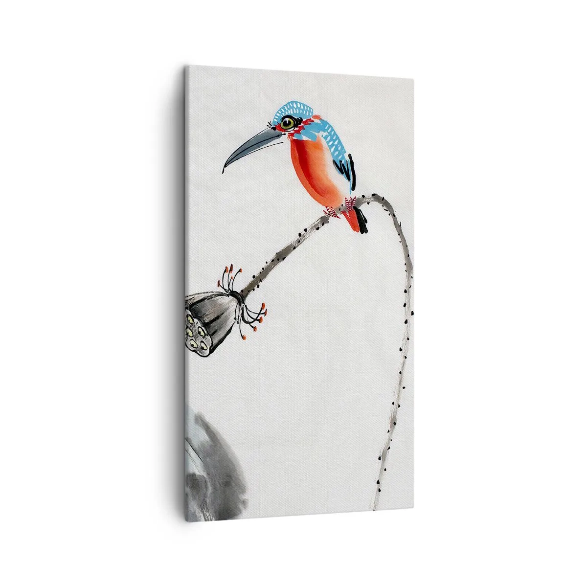 Bild auf Leinwand - Leinwandbild - Das Leben der Wiese - 45x80 cm