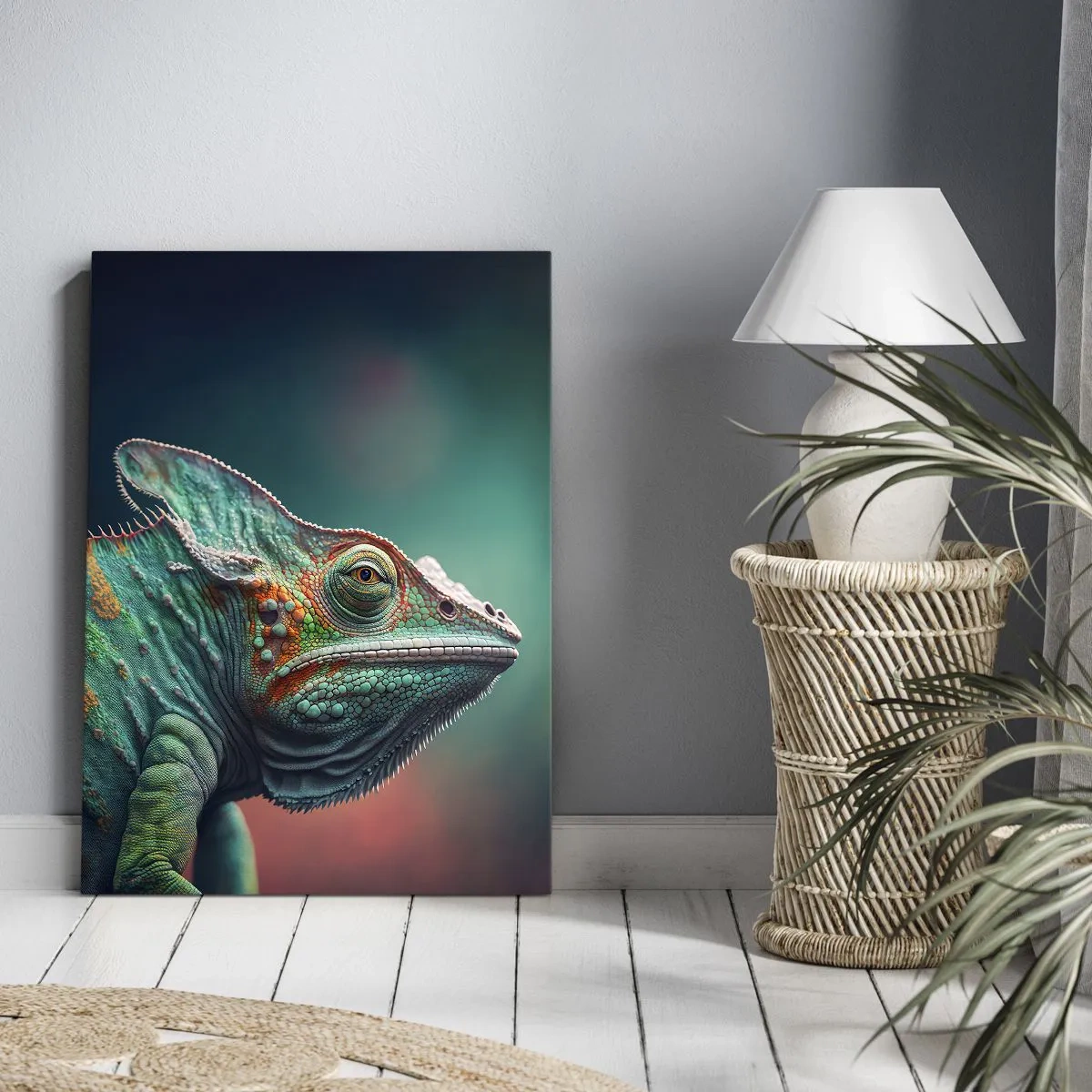 Bild auf Leinwand - Leinwandbild - Siehst du mich? Nicht gut… - 55x100 cm