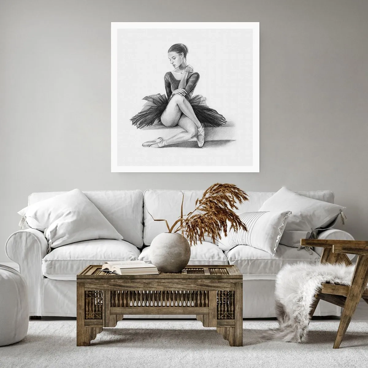 Poster - Vom Tanz verzaubert - 40x40 cm