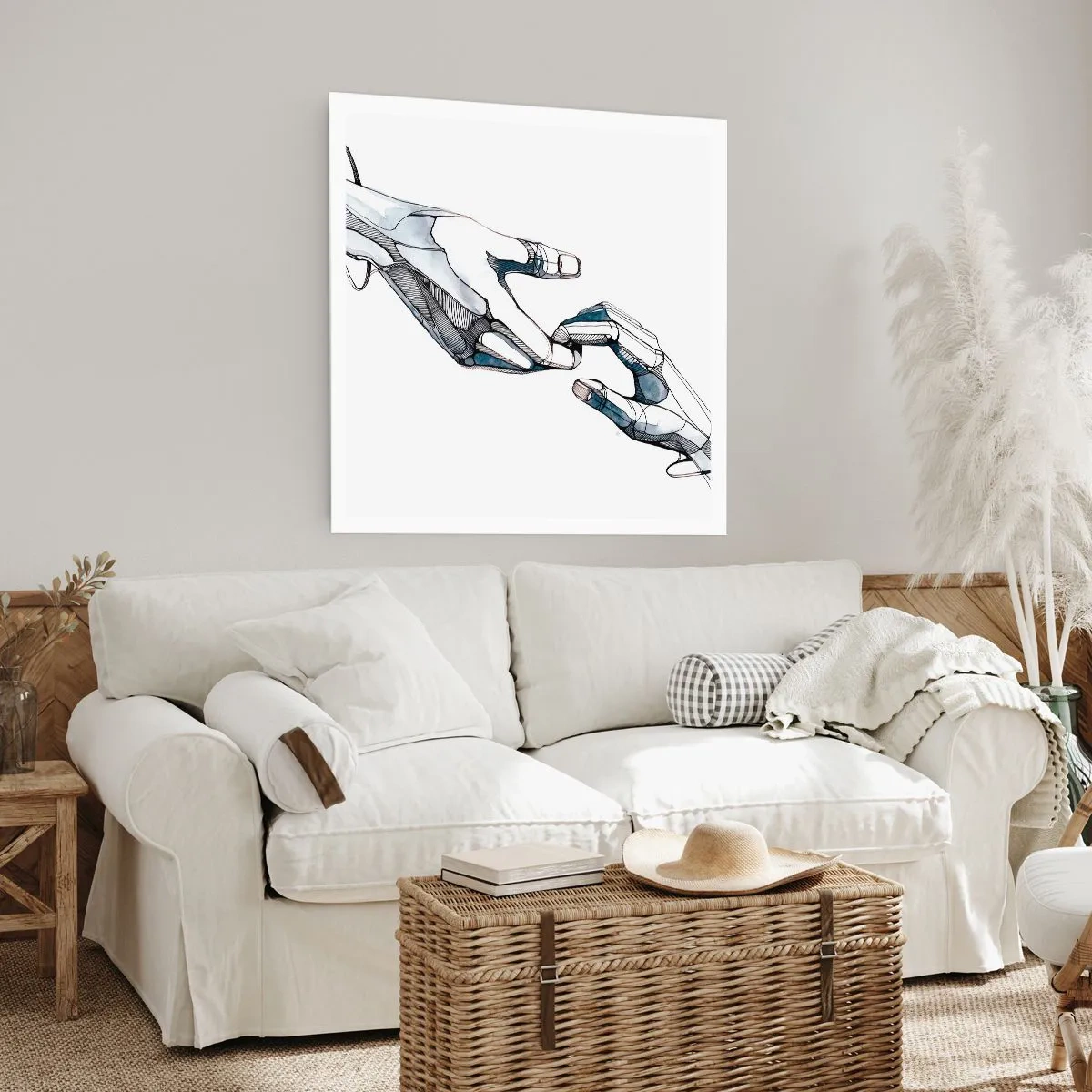 Poster - Eine gute Geste - 40x40 cm