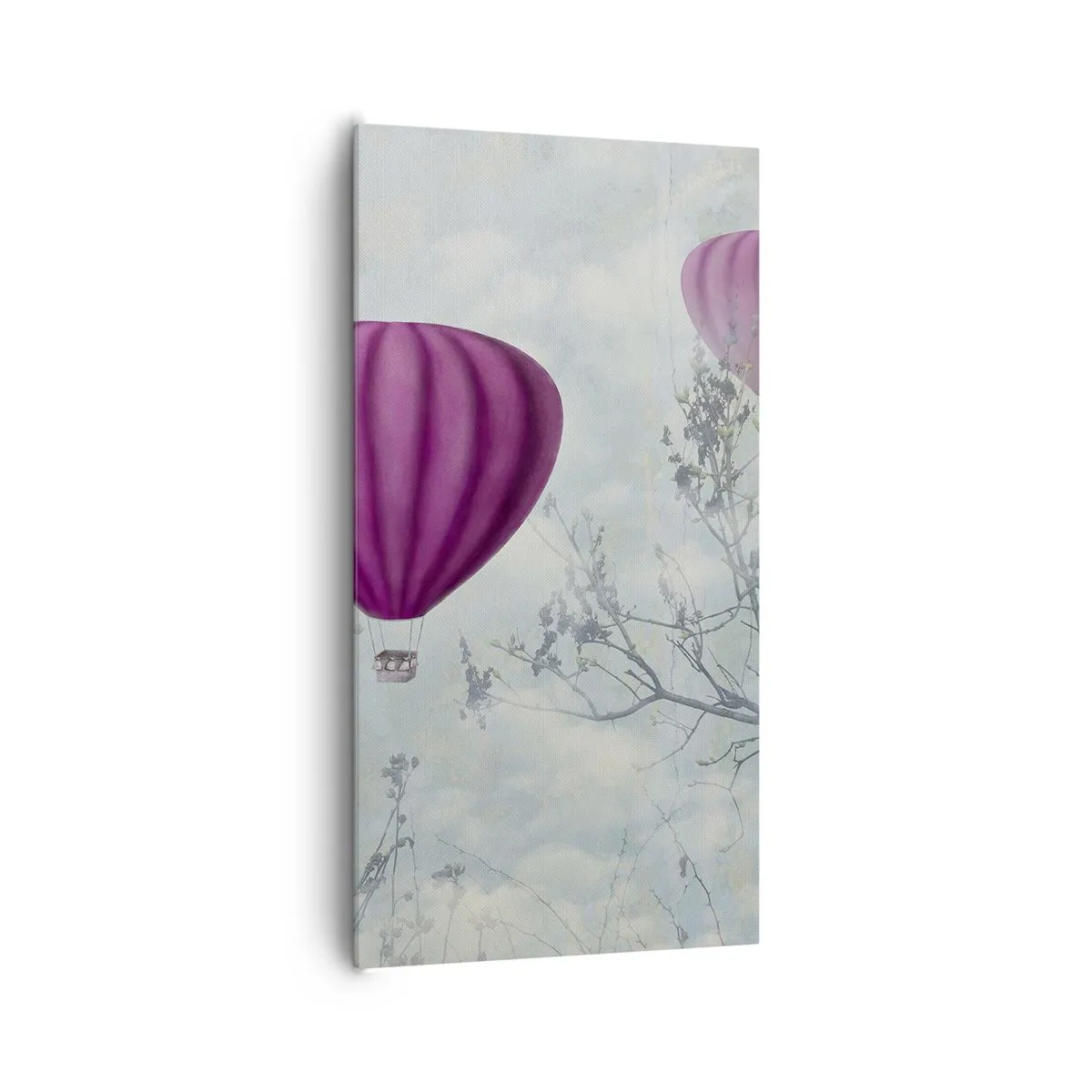 Bild auf Leinwand - Leinwandbild - Wie Schiffe am Himmel - 65x120 cm