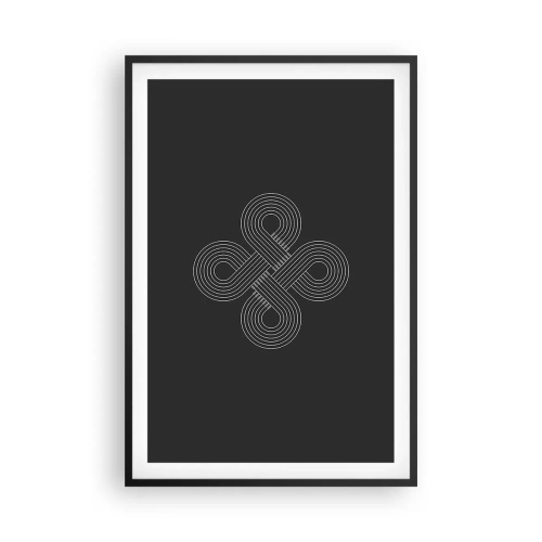 Poster in einem schwarzem Rahmen - Im keltischen Geist - 61x91 cm