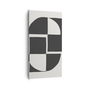 Bild auf Leinwand - Leinwandbild - Antithese - Synthese - 65x120 cm