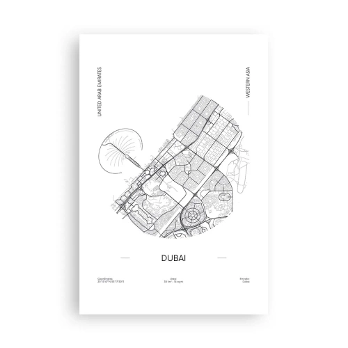 Poster - Anatomie von Dubai - 61x91 cm