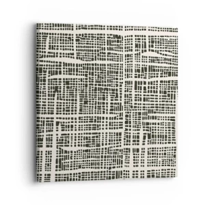 Bild auf Leinwand - Leinwandbild - Gewebte Komposition - 30x30 cm