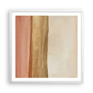 Poster in einem weißen Rahmen - Vertikale Komposition - 60x60 cm