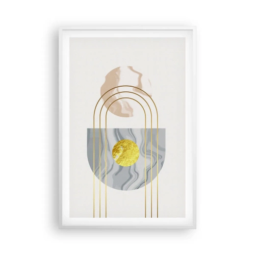 Poster in einem weißen Rahmen - Helligkeit und Brillanz - 61x91 cm