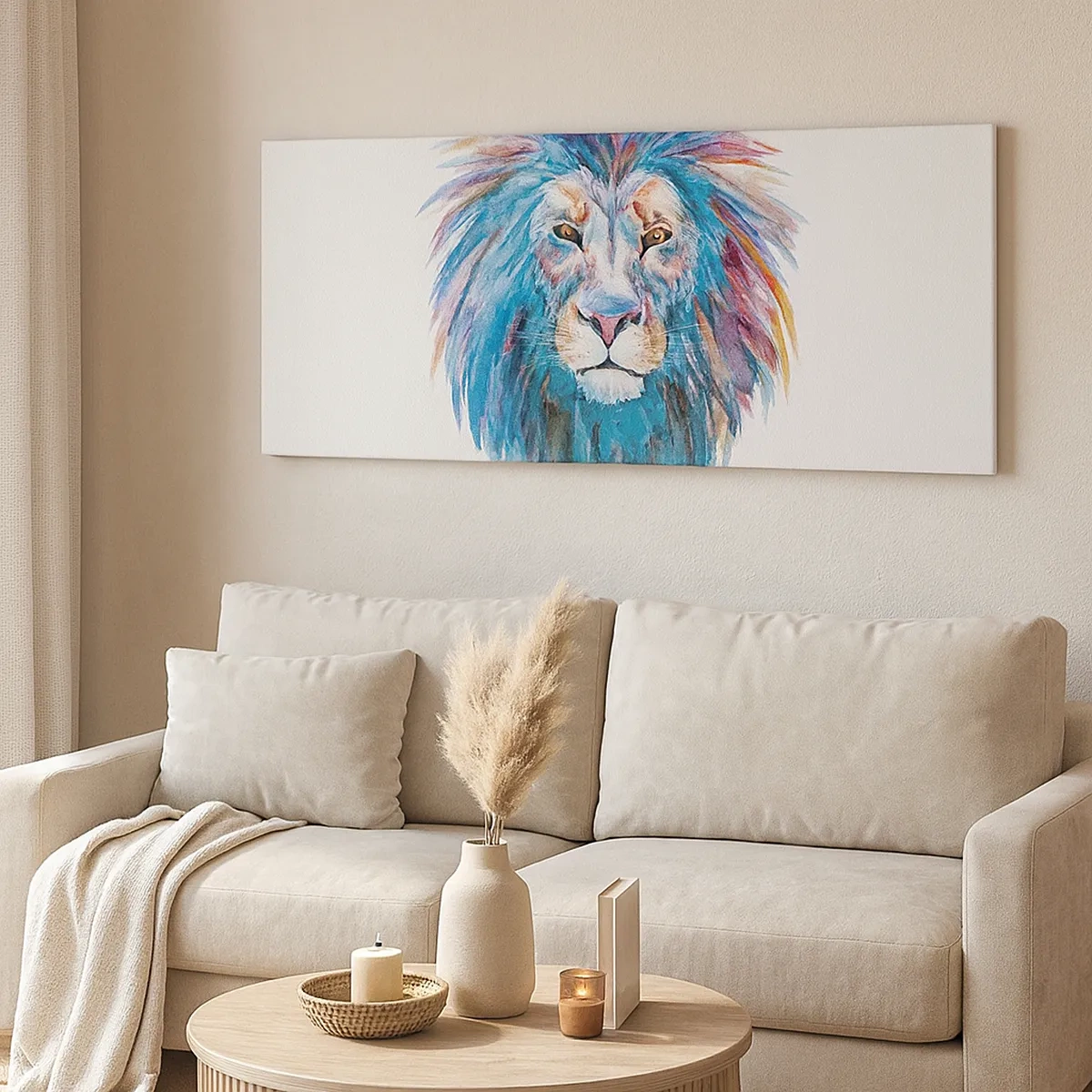 Bild auf Leinwand - Leinwandbild - Eine elektrisierende Aura - 30x30 cm