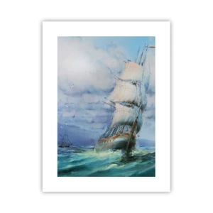 Poster - Guter Wind - 30x40 cm