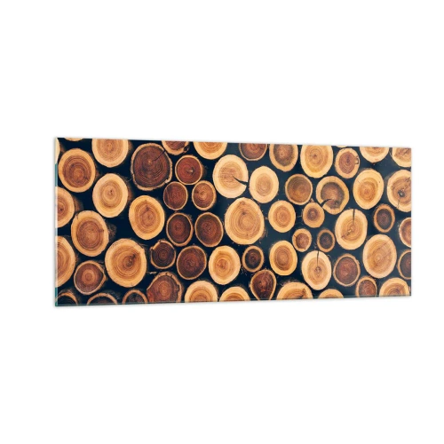 Glasbild - Bild auf glas - Wie alt sehe ich aus? - 100x40 cm