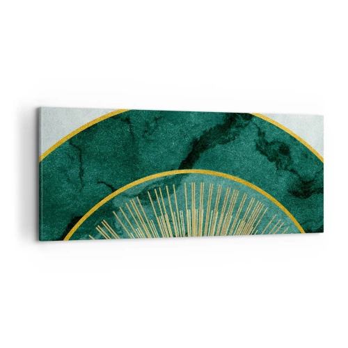 Bild auf Leinwand - Leinwandbild - Anderes Sonnensystem - 100x40 cm