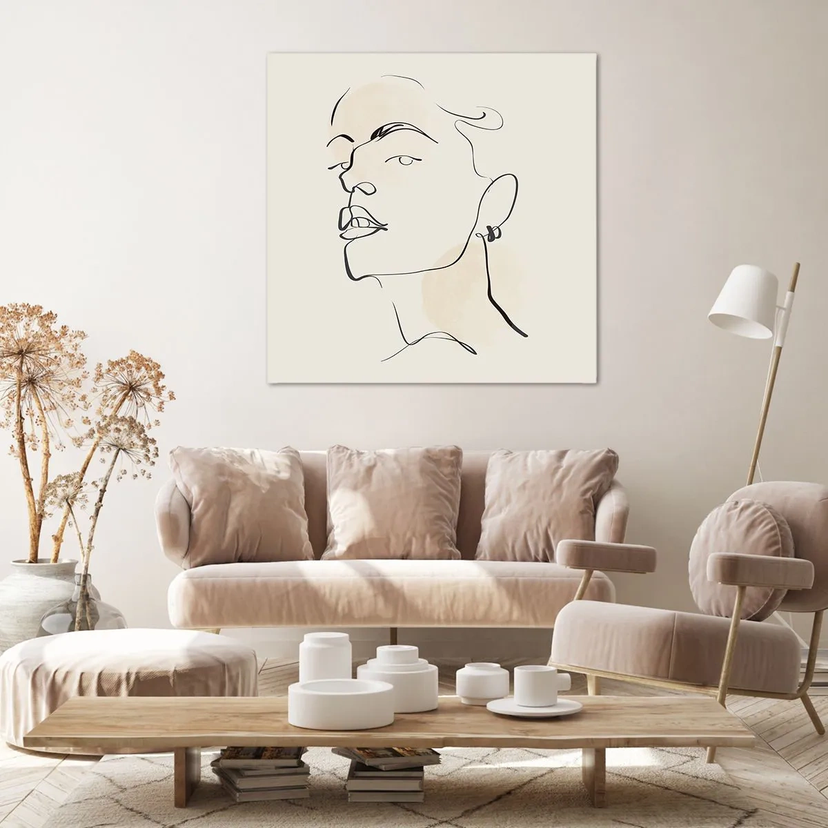 Bild auf Leinwand - Leinwandbild - Ein stolzer Blick - 50x50 cm