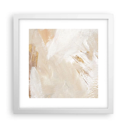 Poster in einem weißen Rahmen - Pastellkomposition - 30x30 cm