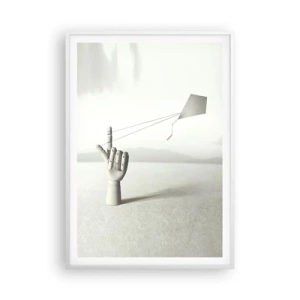 Poster in einem weißen Rahmen - Kraftprobe - 70x100 cm