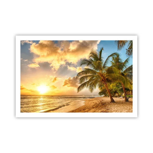 Poster - Ewiger Sommer, immer Urlaub - 91x61 cm
