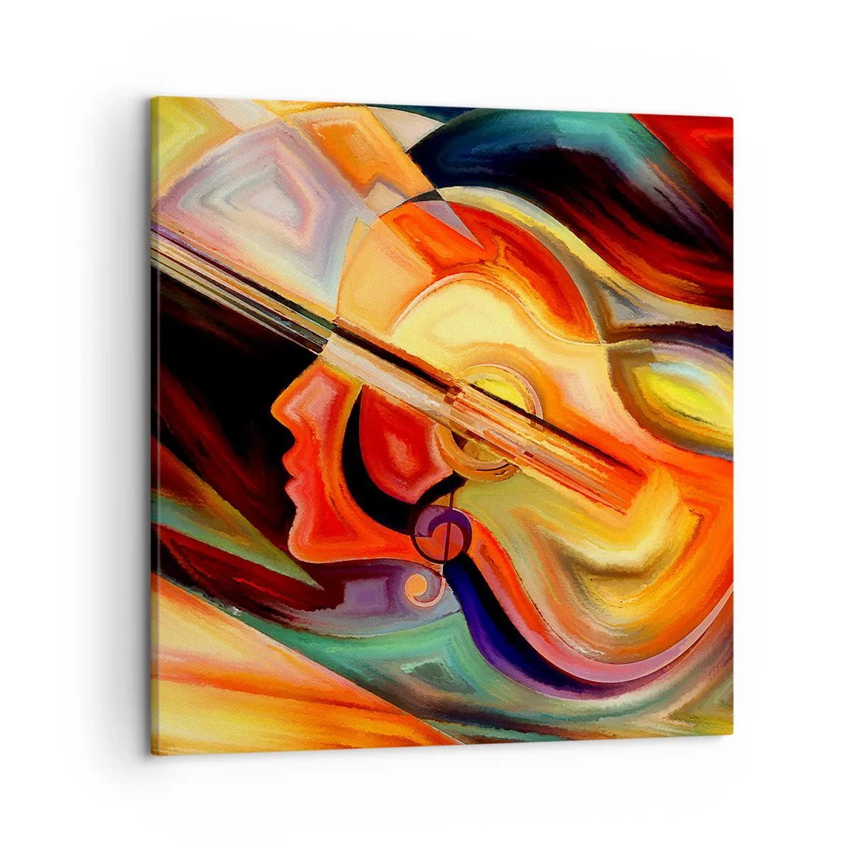 Bild auf Leinwand - Leinwandbild - Alles ist gut - 50x50 cm