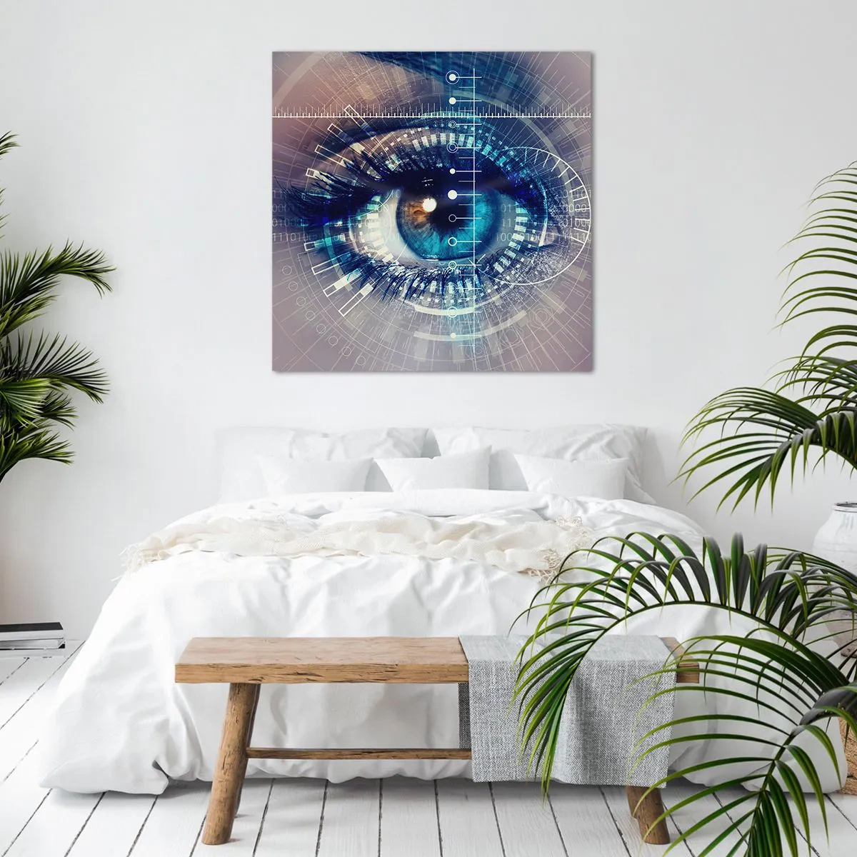 Bild auf Leinwand - Leinwandbild - Du denkst du kennst mich - 60x60 cm