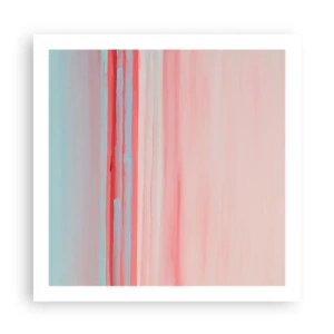Poster - Abstraktion im Morgengrauen - 60x60 cm