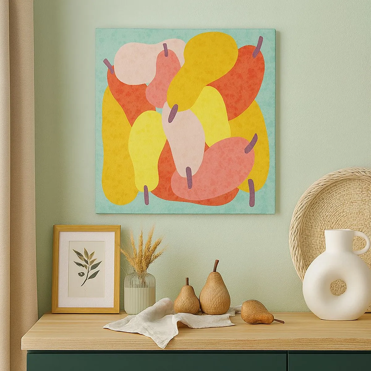 Bild auf Leinwand - Leinwandbild - Probieren Sie die Sommersonne - 30x30 cm