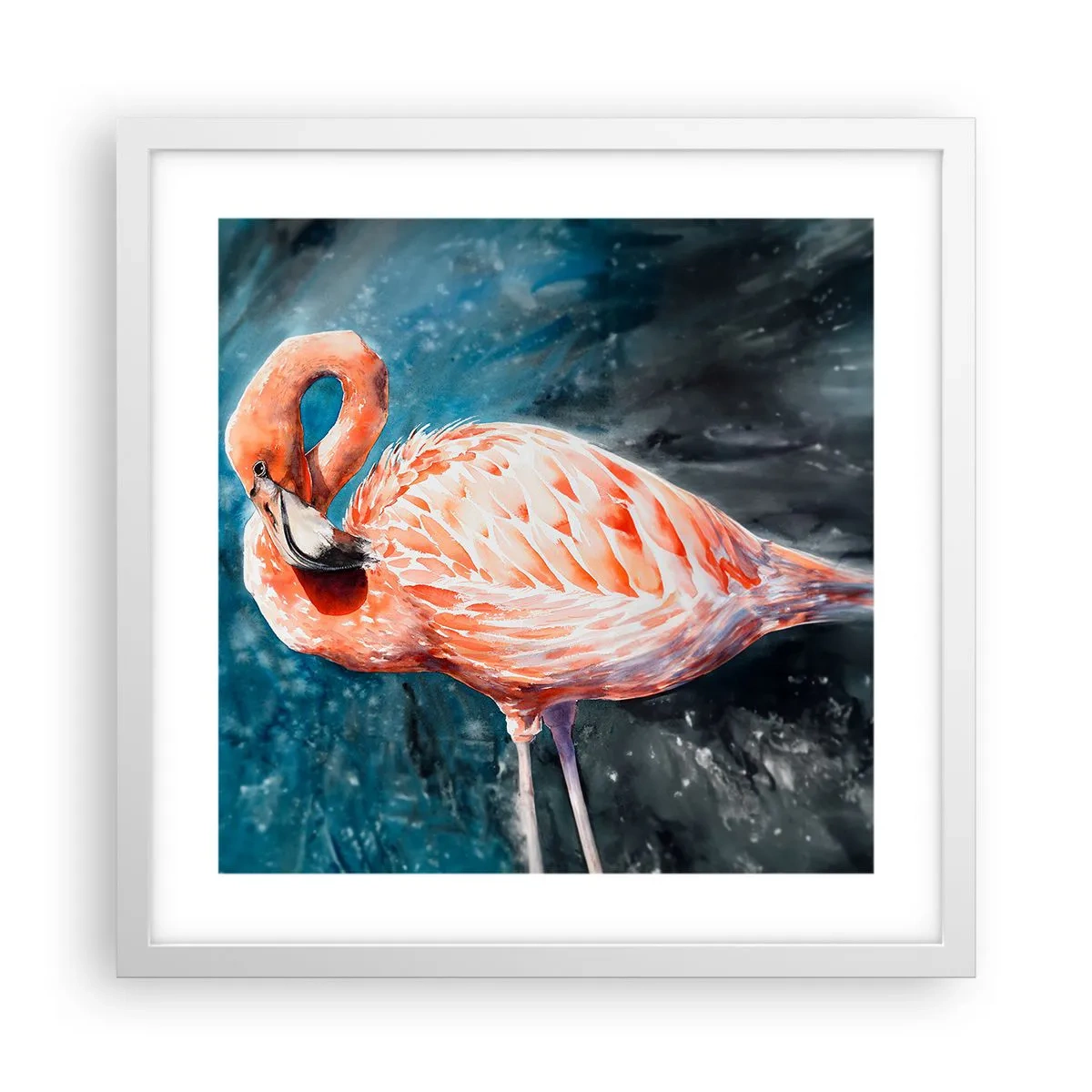 Poster in einem weißen Rahmen - Von Natur aus dekorativ - 40x40 cm