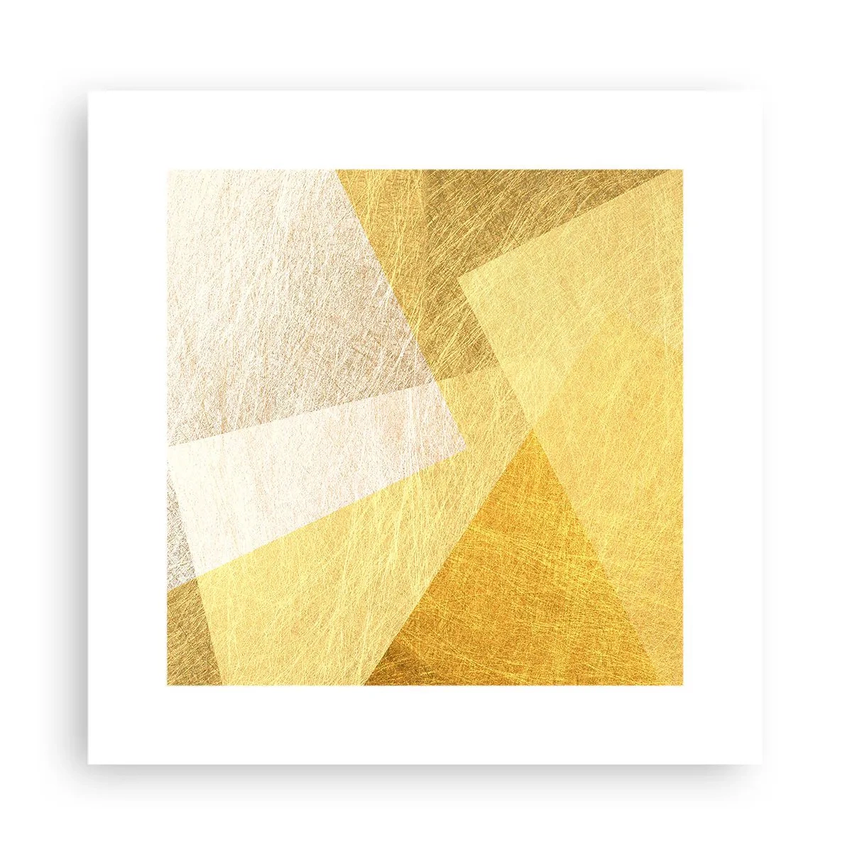 Poster - Geometriewetter - 30x30 cm