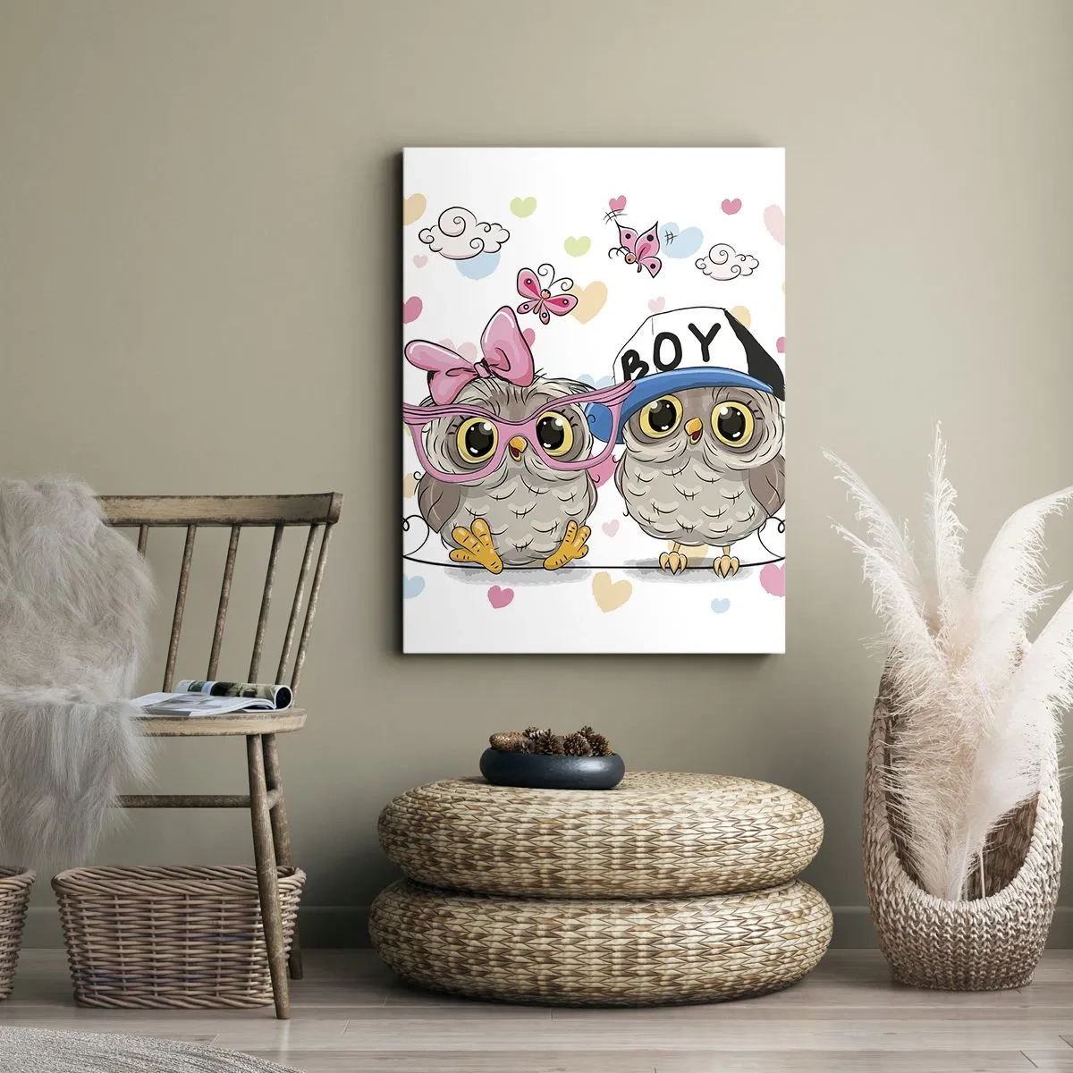 Bild auf Leinwand - Leinwandbild - Lass uns Liebe machen! - 45x80 cm