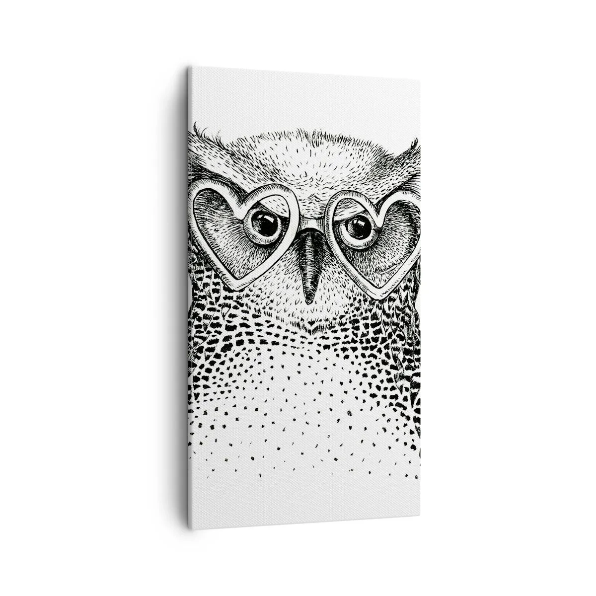 Bild auf Leinwand - Leinwandbild - Klug und mit Liebe - 45x80 cm