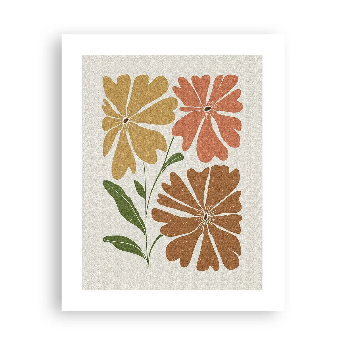 Poster - Natur und Geometrie - 40x50 cm