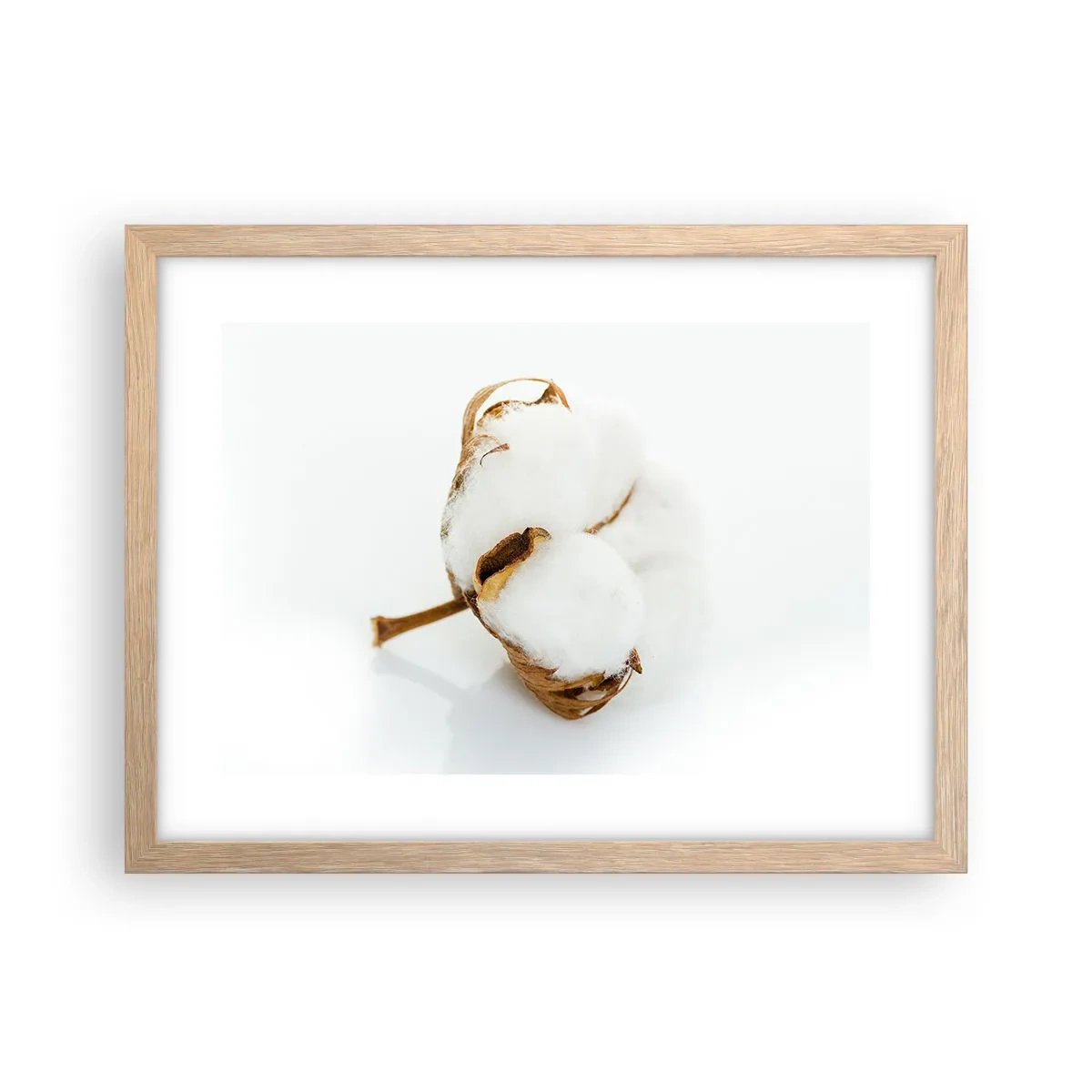 Poster in einem Rahmen aus heller Eiche - Von Natur aus weich - 40x30 cm