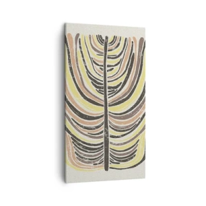 Bild auf Leinwand - Leinwandbild - Abstraktion voller Leben - 45x80 cm