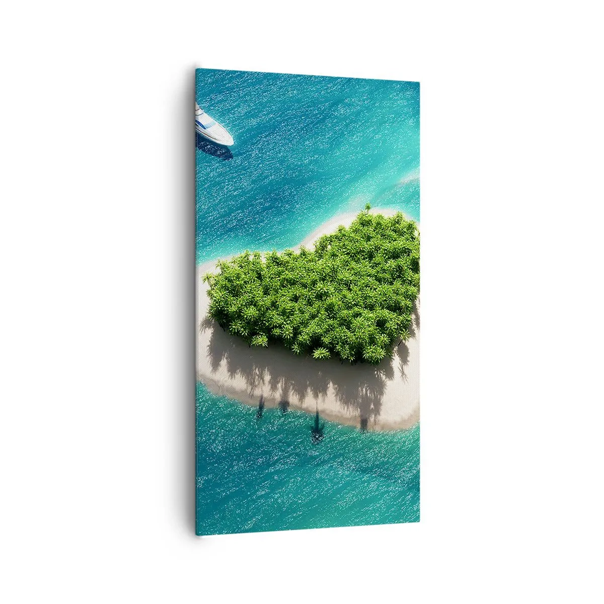 Bild auf Leinwand - Leinwandbild - ich liebe Sommer - 65x120 cm