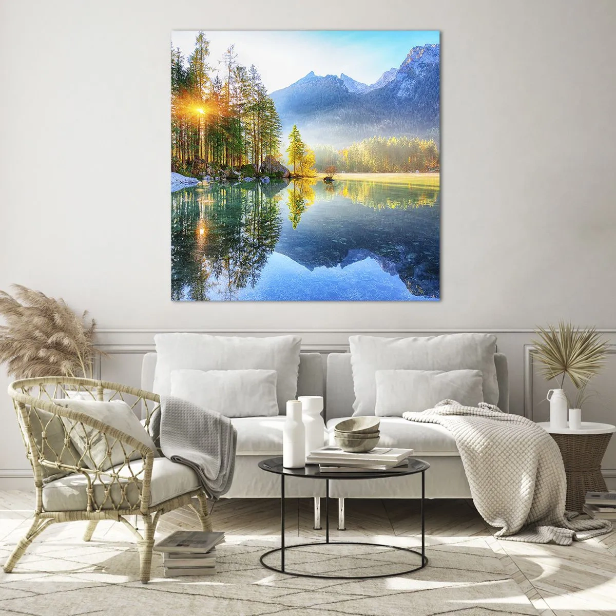 Glasbild - Bild auf glas - Majestät und Süße - 70x70 cm