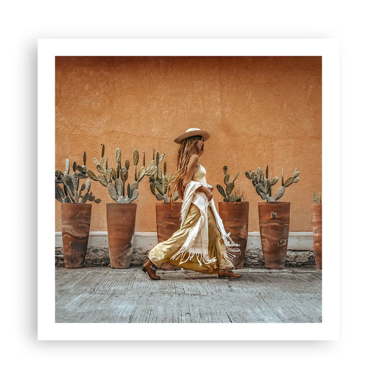 Poster - Hippie-Stil - 60x60 cm