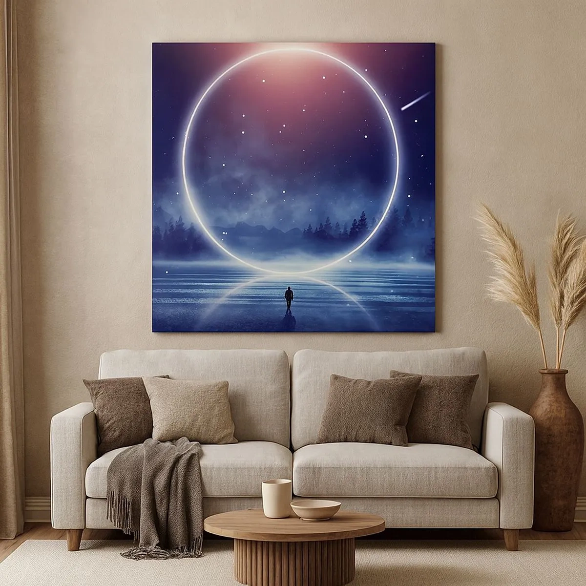 Bild auf Leinwand - Leinwandbild - Sie sind schon da ... - 30x30 cm