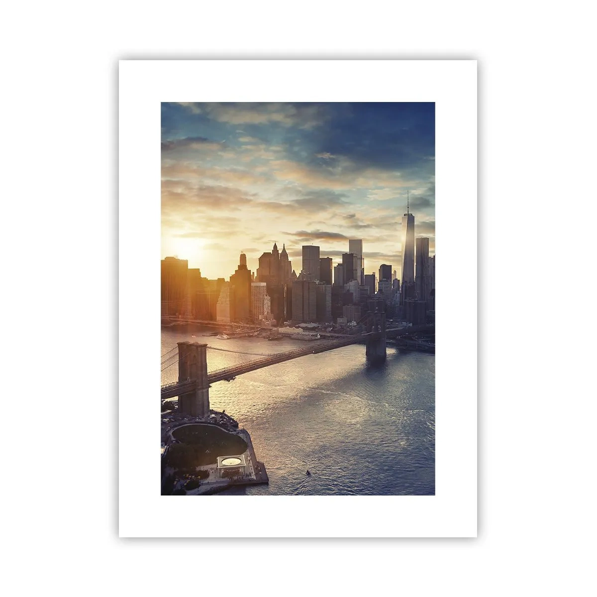 Poster - Westliches Kulturdenkmal - 30x40 cm