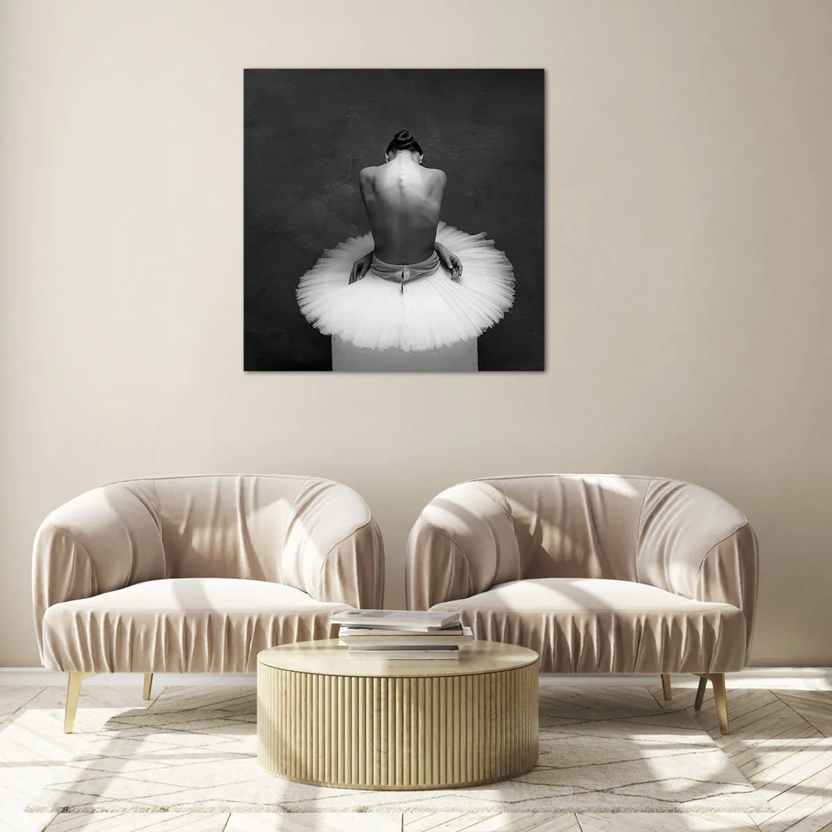 Glasbild - Bild auf glas - Es blüht gerade - 40x40 cm