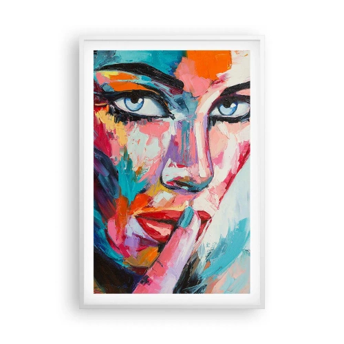 Poster in einem weißen Rahmen - Unser erstes Geheimnis - 61x91 cm