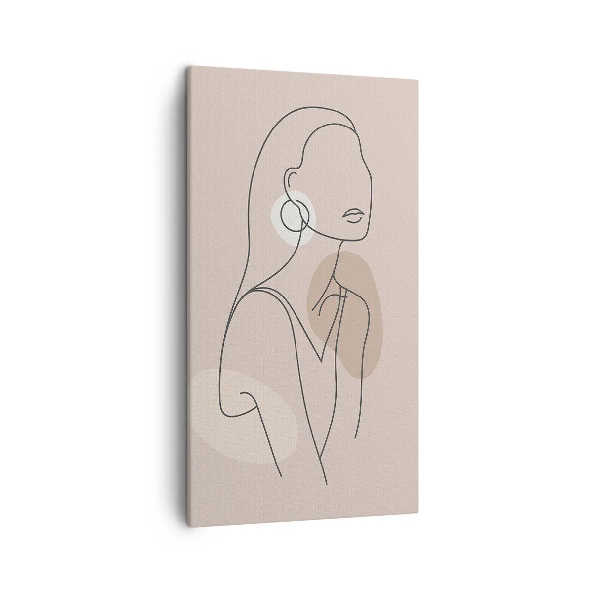 Bild auf Leinwand - Leinwandbild - Mädchenhafte Ikone - 45x80 cm