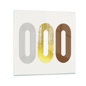 Glasbild - Bild auf glas - Oooh! - 50x50 cm