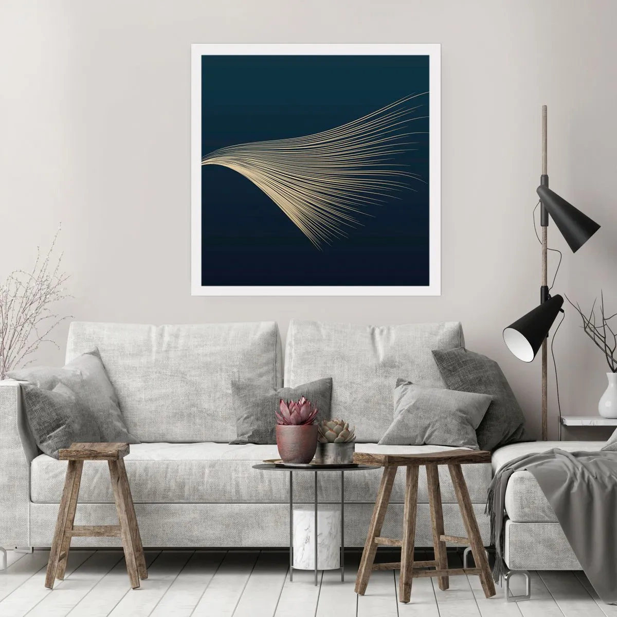 Poster - Wie das Haar eines Engels - 30x30 cm