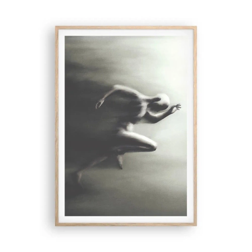 Poster in einem Rahmen aus heller Eiche - Unwiderstehlich - 70x100 cm