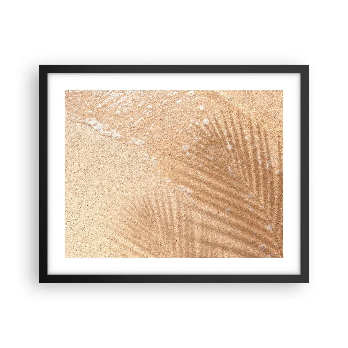 Poster in einem schwarzem Rahmen - Der Schatten eines heißen Sommers - 50x40 cm