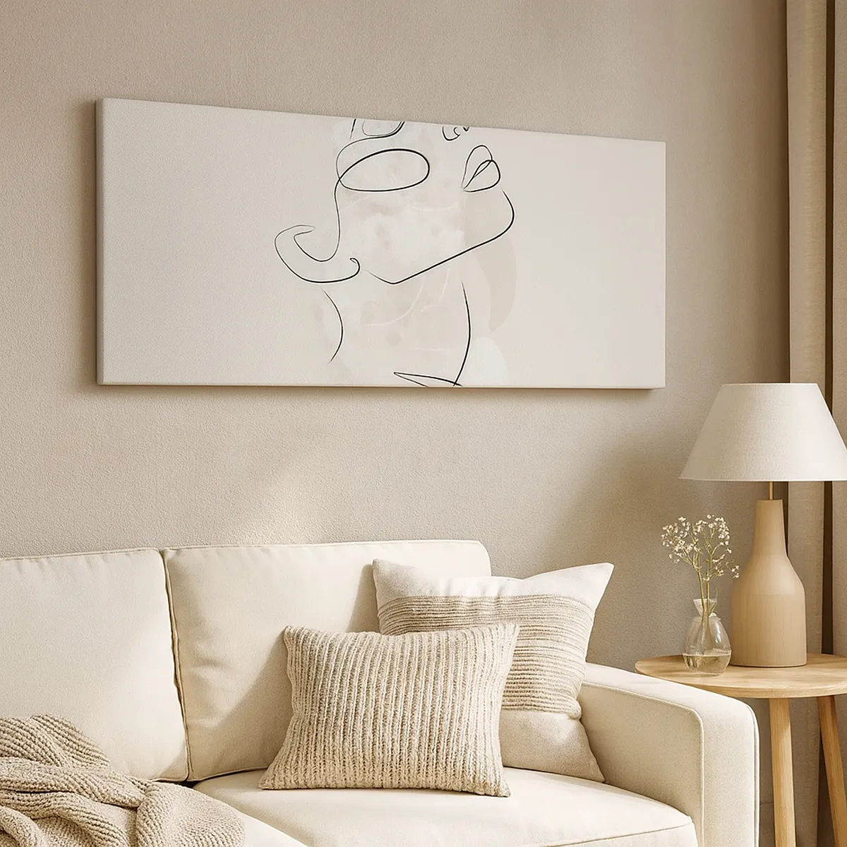 Bild auf Leinwand - Leinwandbild - Die Umrisse eines Traums - 30x30 cm