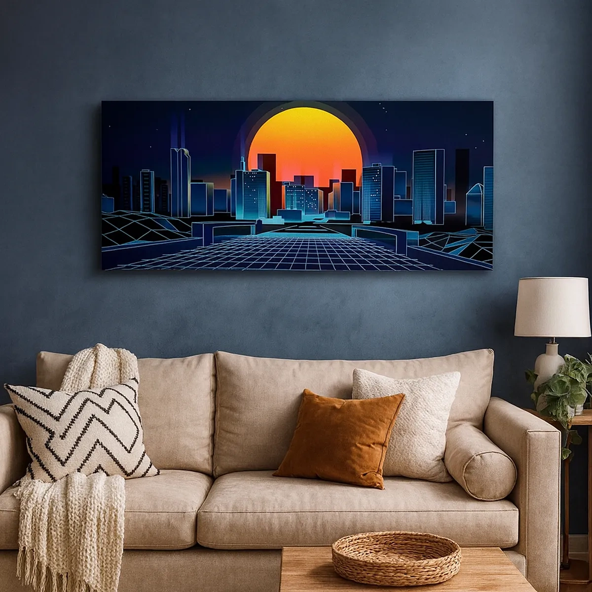 Bild auf Leinwand - Leinwandbild - Willst du immer noch zu Real gehen? - 30x30 cm