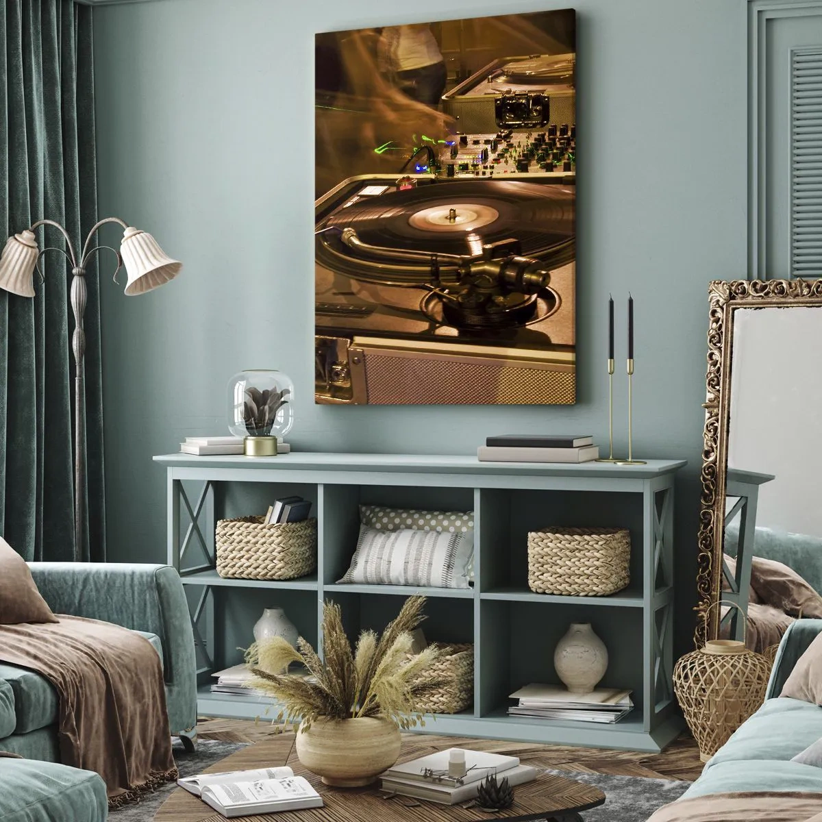 Bild auf Leinwand - Leinwandbild - Kannst du die Kraft spüren? - 55x100 cm