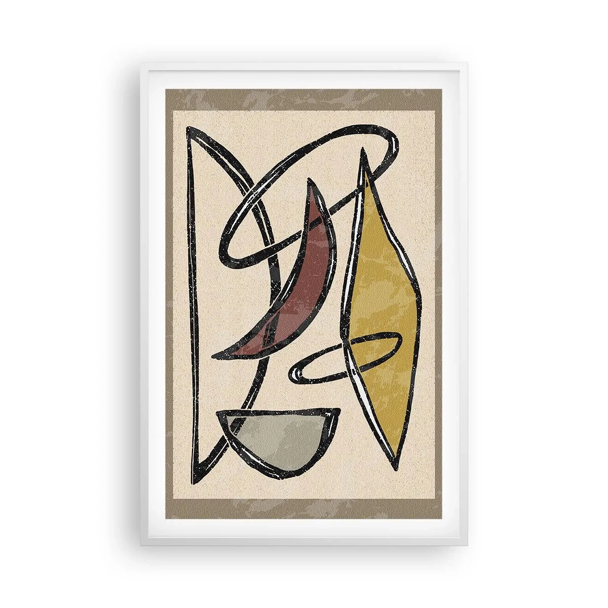 Poster in einem weißen Rahmen - Vertikale und Horizontale - 61x91 cm